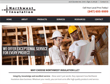 Tablet Screenshot of northwestinsulation.net
